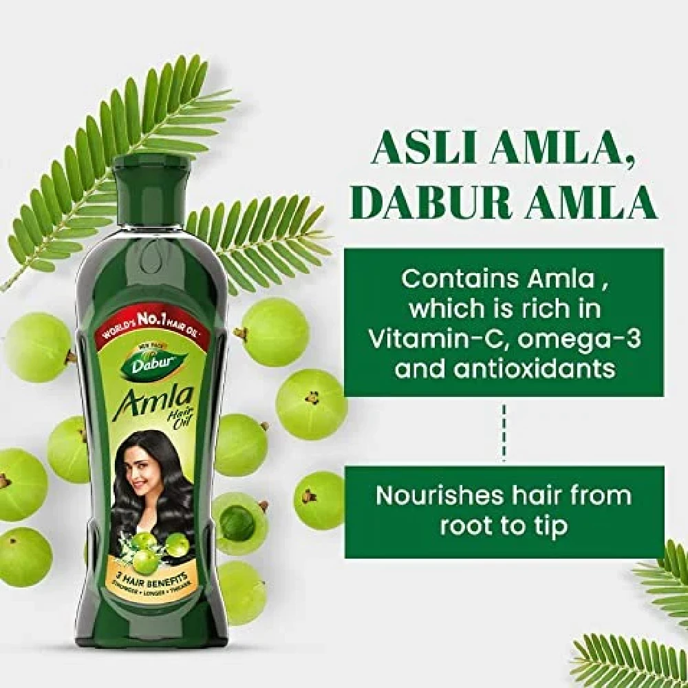 Dabur Amla Hair Oil, 275 ml-5.webp